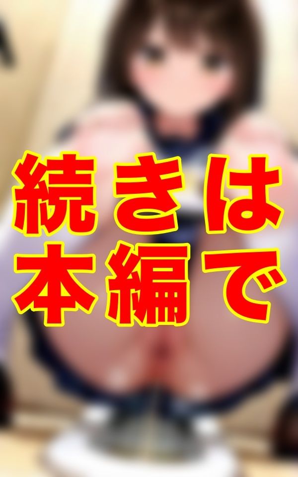 真昼の密室で、誰にも見られていないはずの成人女性が制服のまま和式便所で秘密を解放する、黄ばんだ下着に刻まれた痕跡と放尿の瞬間 - サンプル画像 1