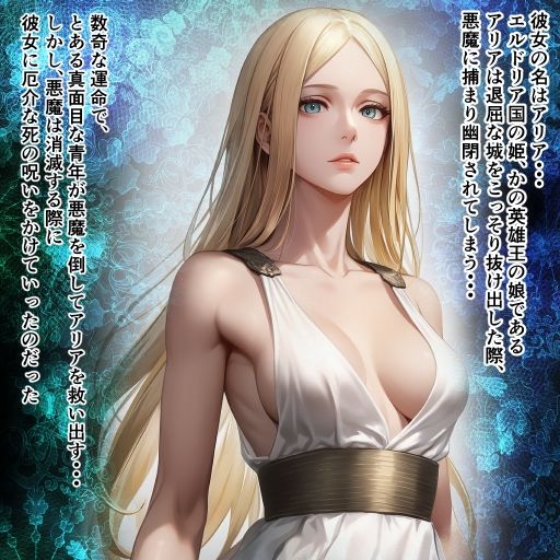 姫は熱い白濁液を体内に注がれる - サンプル画像 1