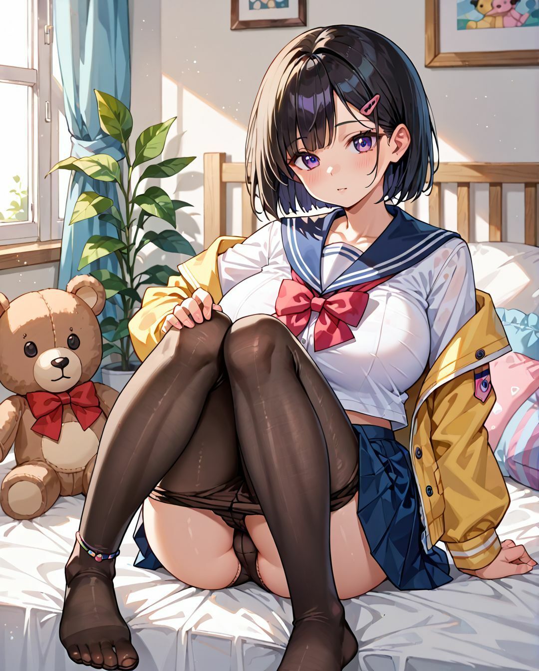 【爆乳彼女】JK彼女の大人までの秘密の変態日記 - サンプル画像 1