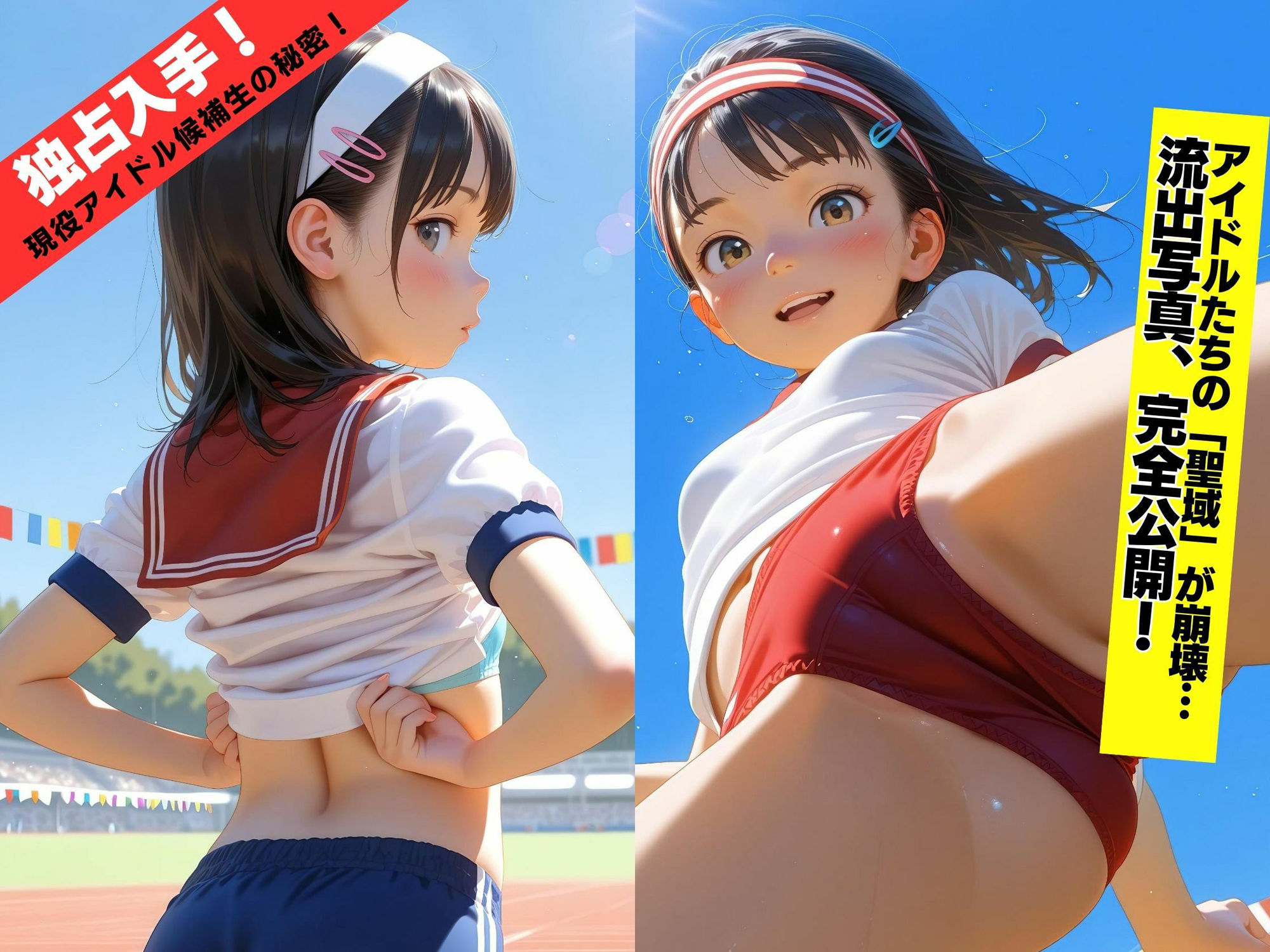 裏撮りIDOL vol.7〜地下アイドルたちの裏運動会〜 - サンプル画像 1