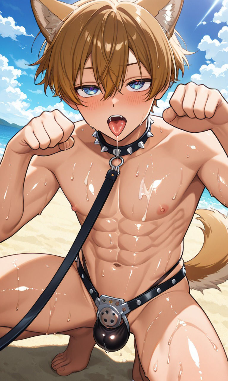 貞操帯男子 - サンプル画像 4