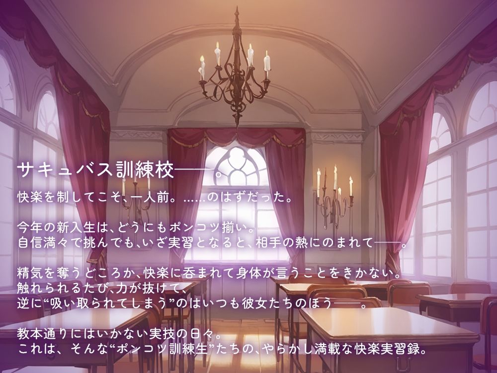 ポンコツなサキュバスは快楽に屈する―訓練生のやらかし実技録― - サンプル画像 1