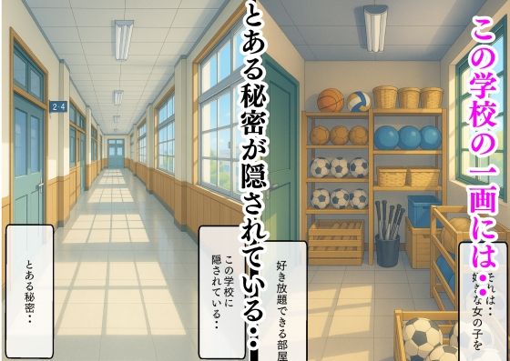 秘密に同級生を奴●にできる体育倉庫 - サンプル画像 1