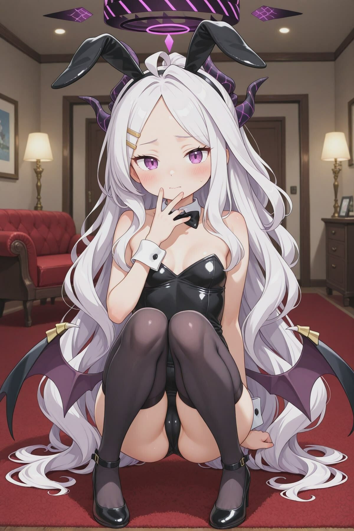 ヒナとアコとコスプレバニーエッチするCG集 - サンプル画像 6