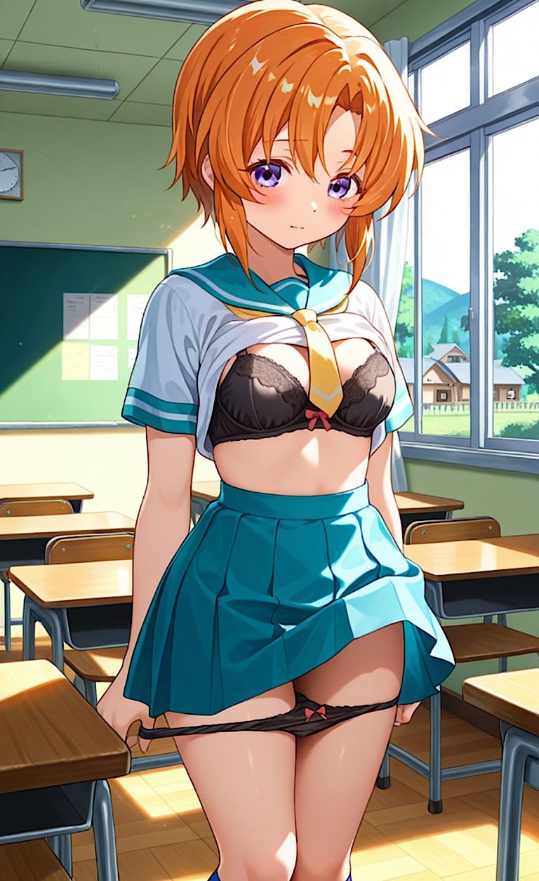 ひぐら◯のなく頃に【竜◯レナ】シコリ沢症候群に襲われた村で貴方ははたしてシコらずにいられるのか！？ - サンプル画像 2