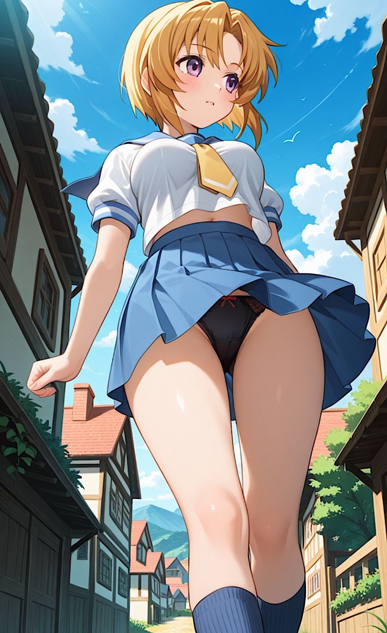 ひぐら◯のなく頃に【竜◯レナ】シコリ沢症候群に襲われた村で貴方ははたしてシコらずにいられるのか！？ - サンプル画像 10