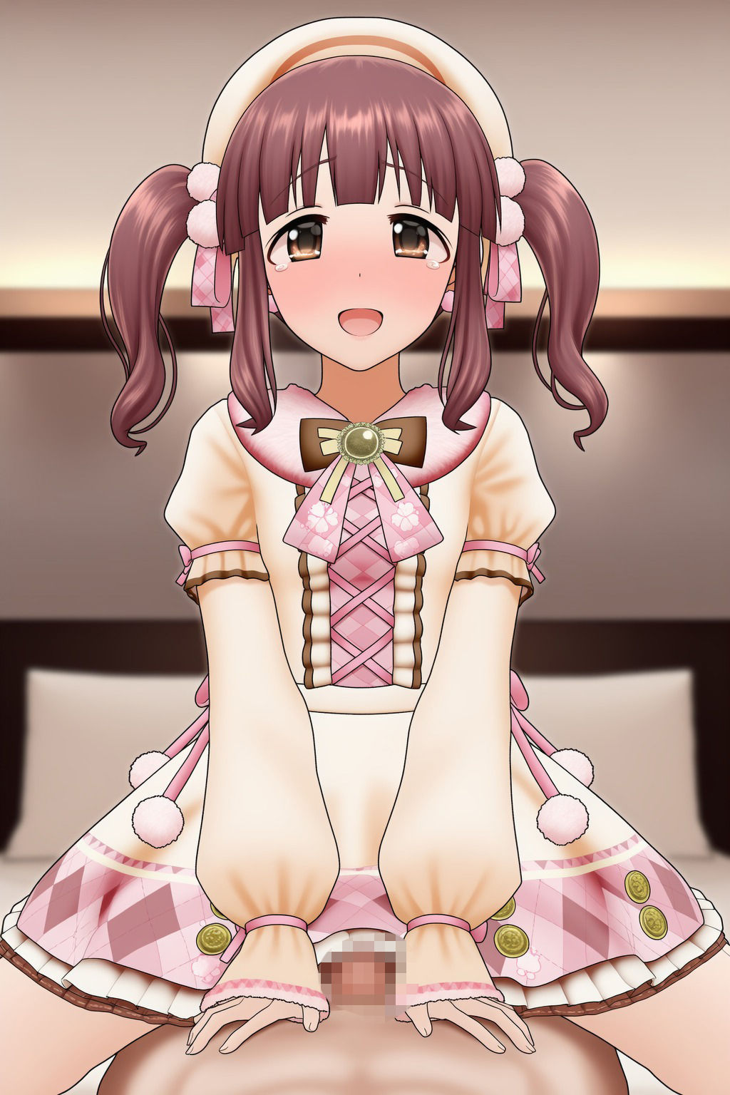 ふわもこ冬ワンピの天使系アイドルといちゃらぶエッチするイラスト集 - サンプル画像 2