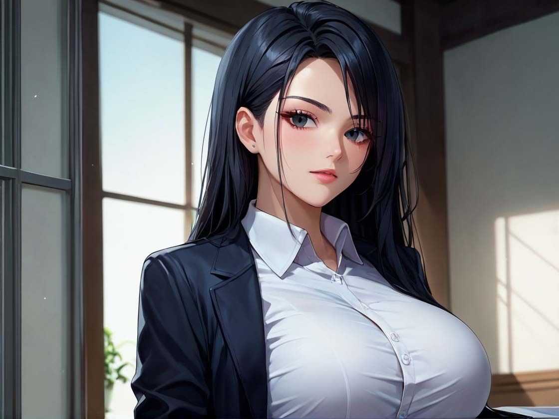 OL人妻〜職場の男たちと大乱交〜 - サンプル画像 1