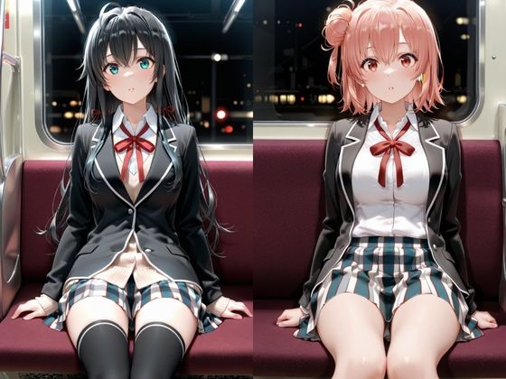 電車の中で股を開いて誘惑してくる女  vol.2 - サンプル画像 2