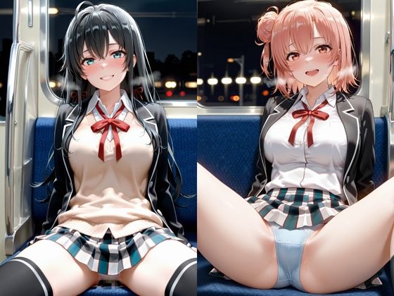 電車の中で股を開いて誘惑してくる女  vol.2 - サンプル画像 3