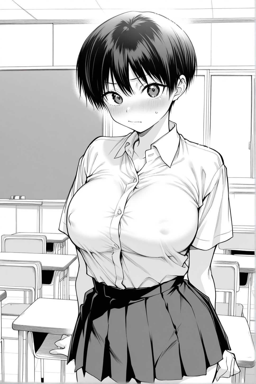 ボーイッシュ美少女のカラダがエロ過ぎる - サンプル画像 1