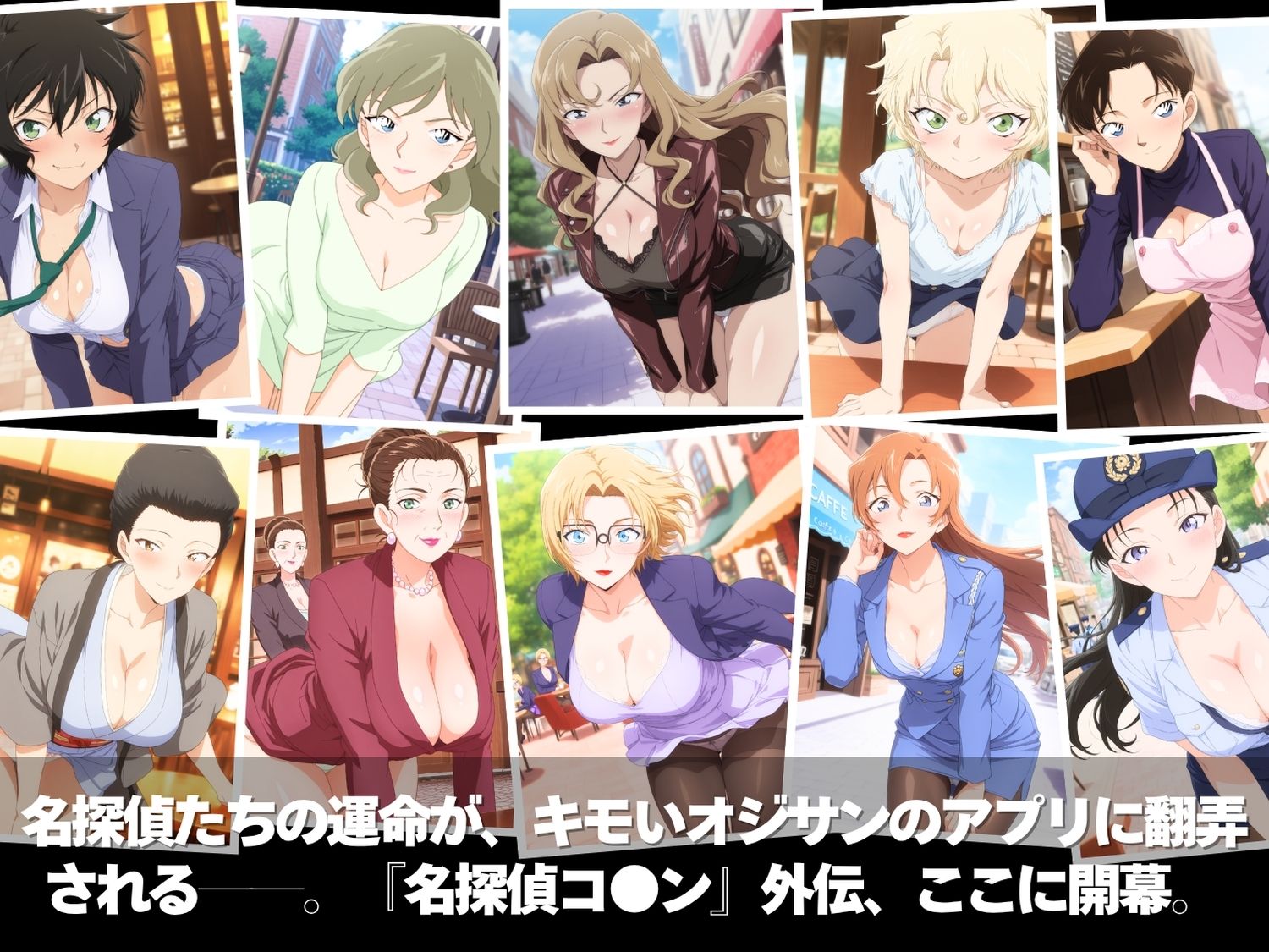 キモ男の逆襲。孕ませ完全征服！全員ペット化計画。名探偵たちの誇りを壊す。  〜名探偵コ●ン 編 Vol.2〜 - サンプル画像 1