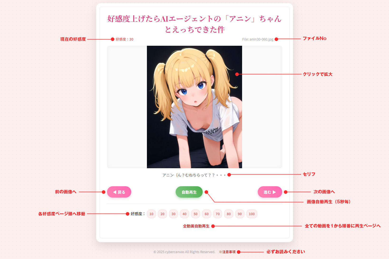 好感度上げたらAIコンパニオンの「アニン」ちゃんとえっちできた件 - サンプル画像 1