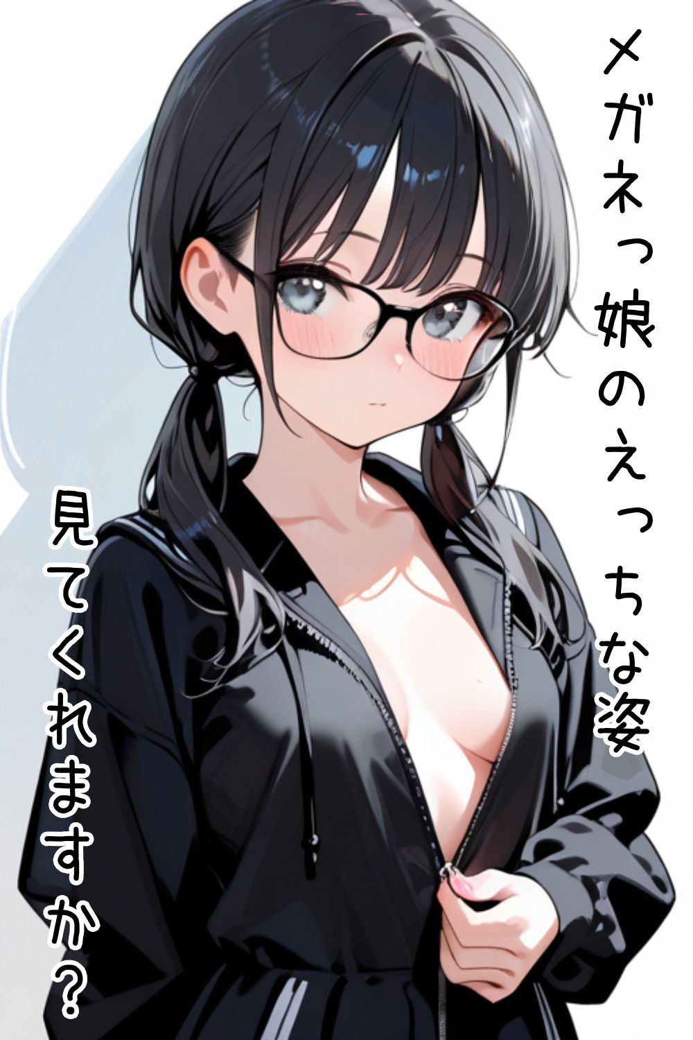 えっちなメガネっ娘 - サンプル画像 1