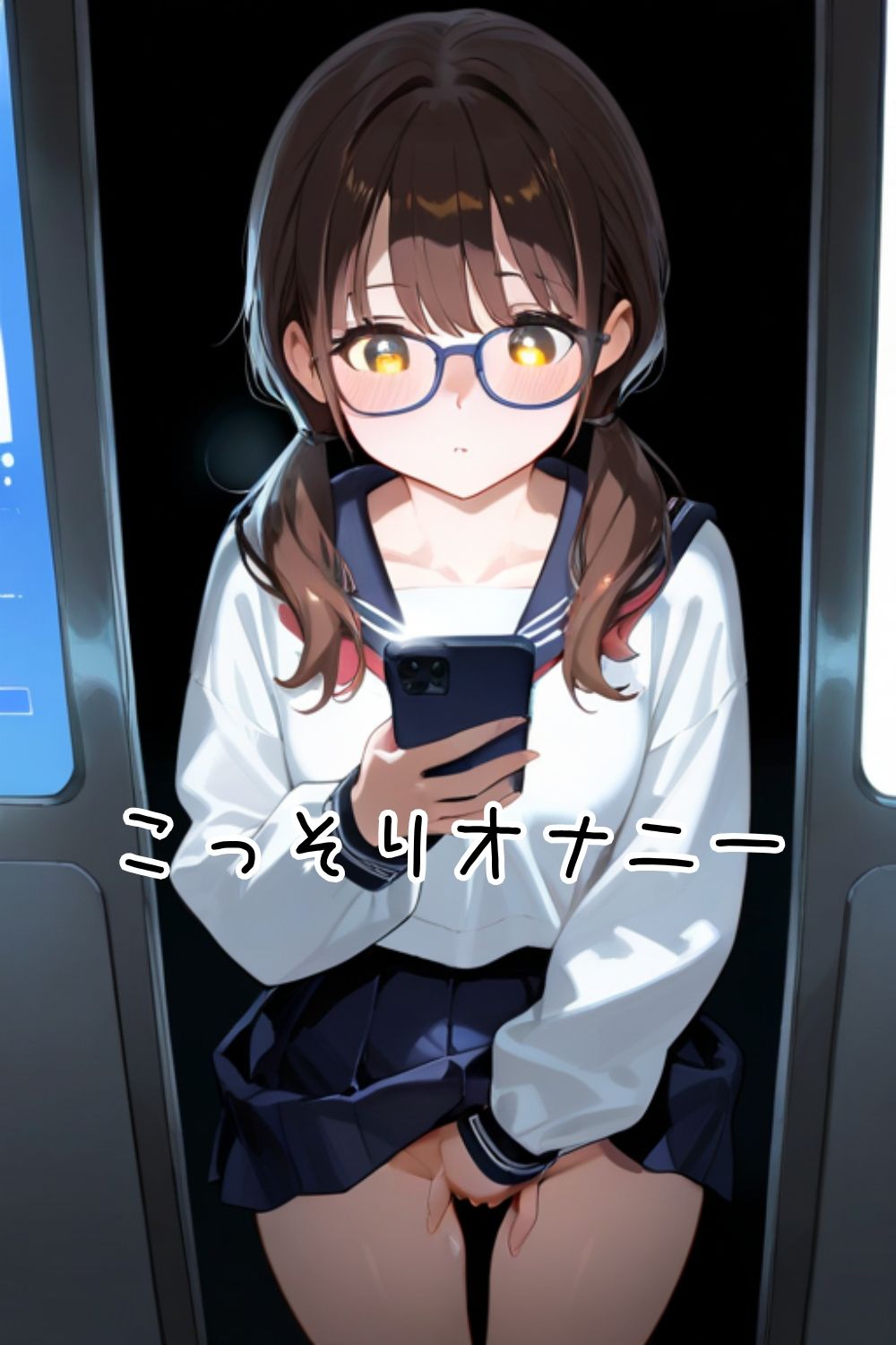 えっちなメガネっ娘 - サンプル画像 2