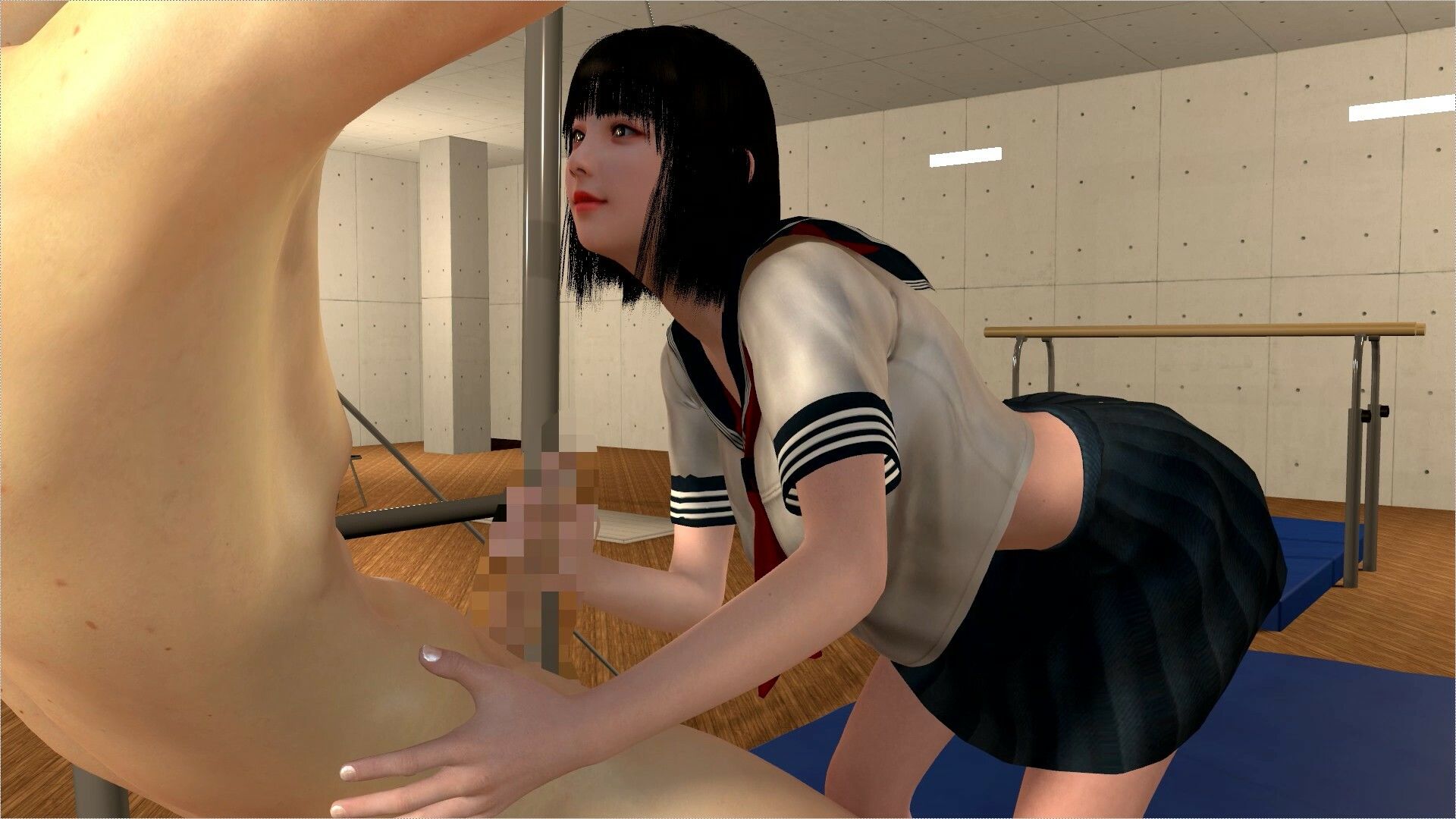 【ROMV340】【動画】サイレントヒルf深水雛子とクラウド「新体操鉄棒セックス」 - サンプル画像 4