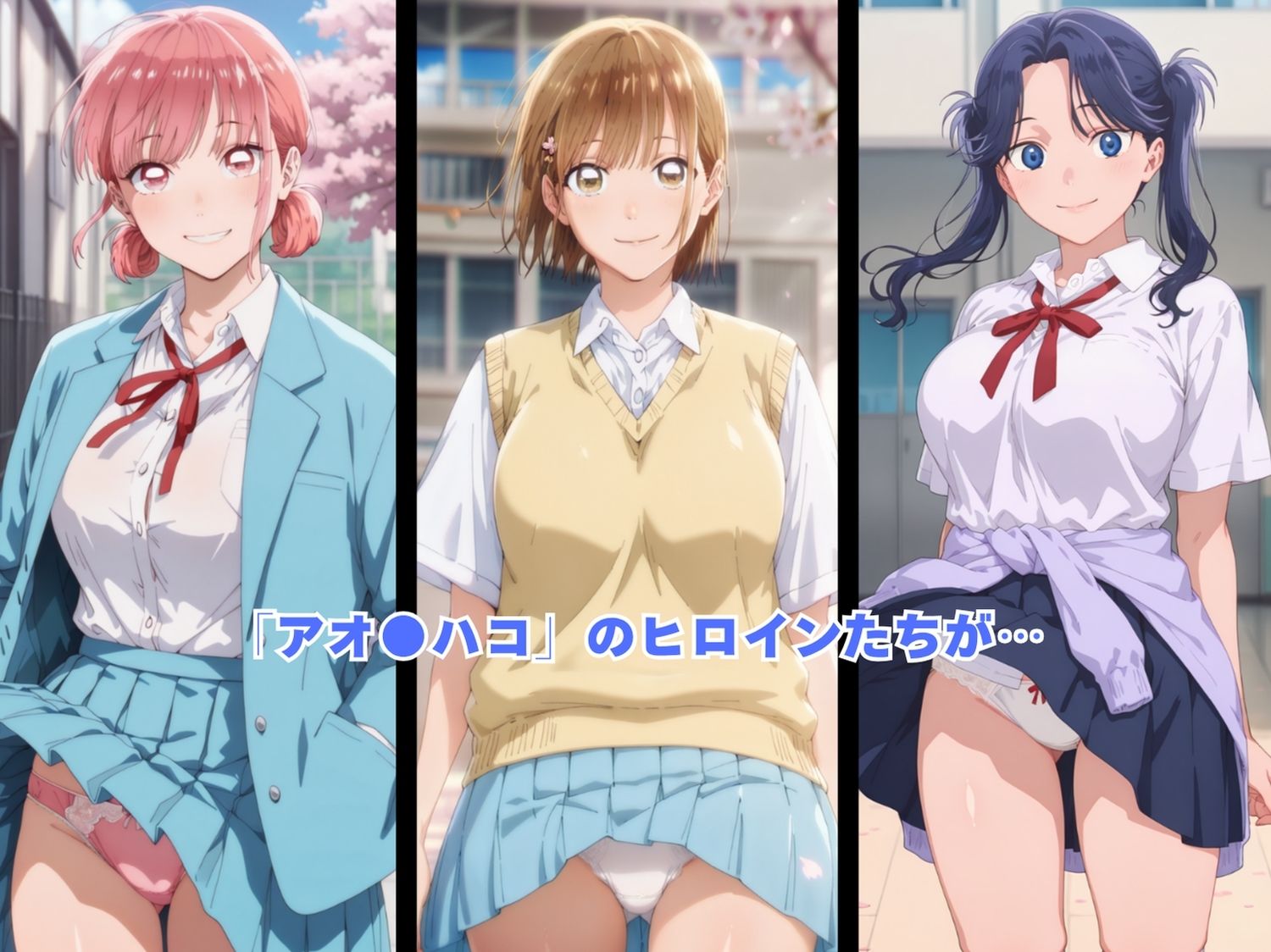 アオ◯ハコ 外伝〜催◯アプリが奪う純潔〜 - サンプル画像 1