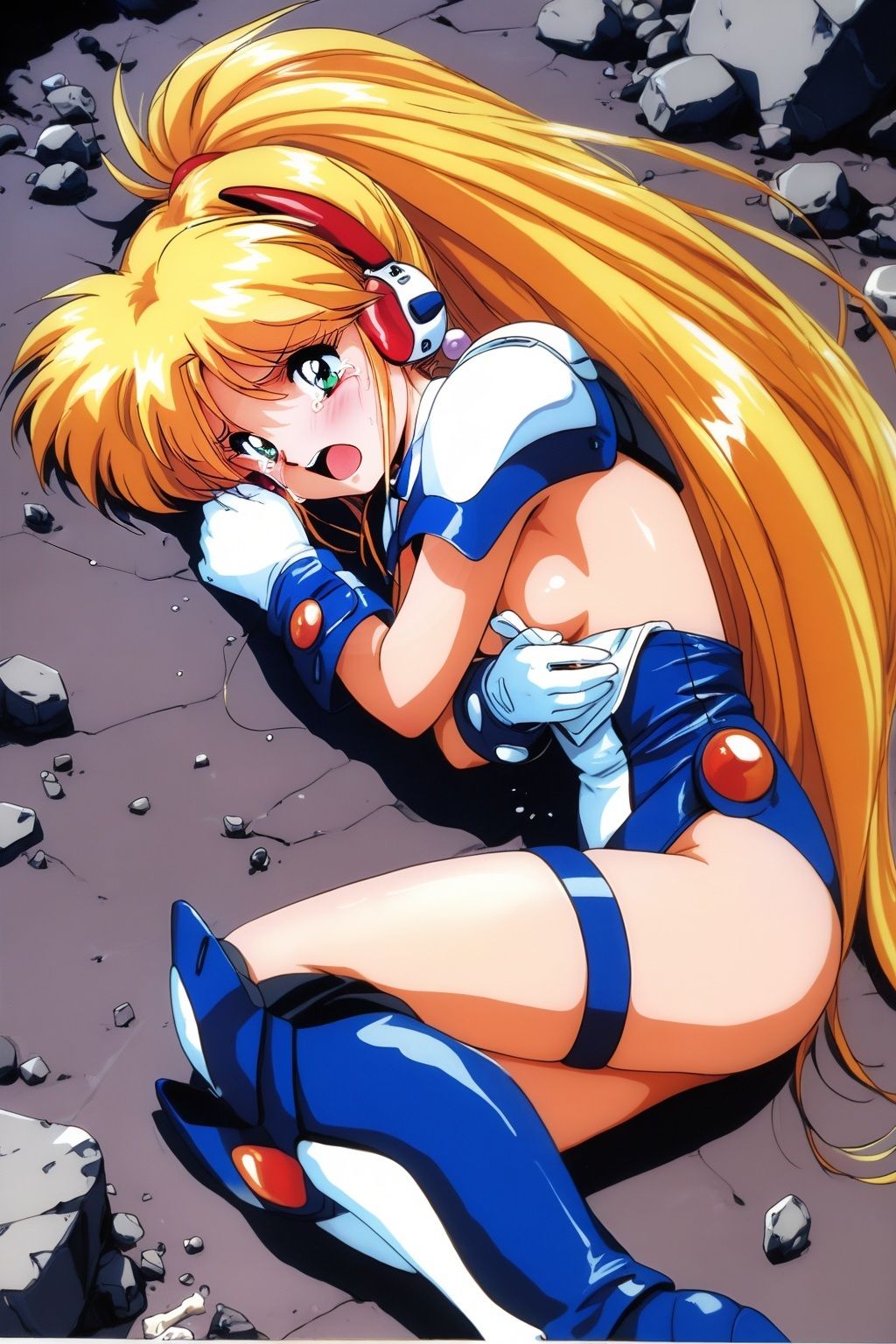 銀河お●様伝説ユナ 〜助けた男に襲われ処女喪失〜 - サンプル画像 4