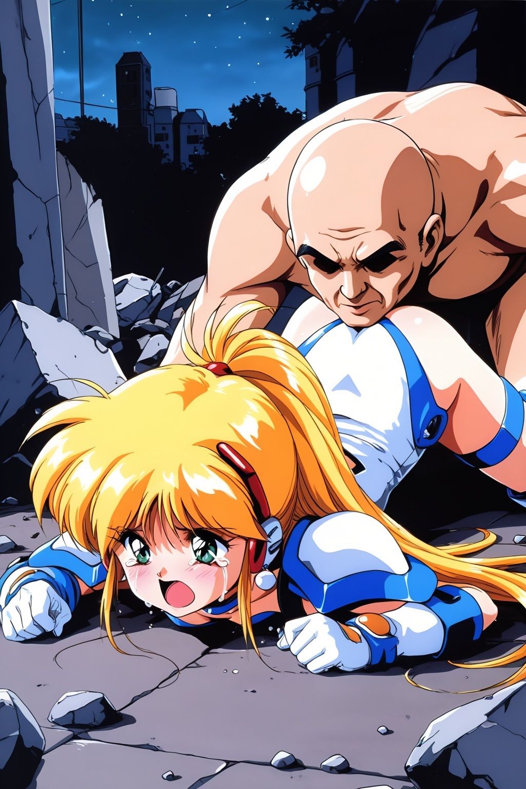 銀河お●様伝説ユナ 〜助けた男に襲われ処女喪失〜 - サンプル画像 7