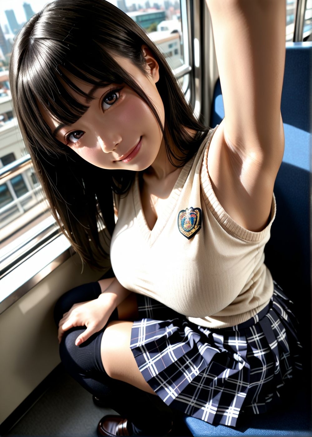 わきを見せてくれるコ - サンプル画像 1