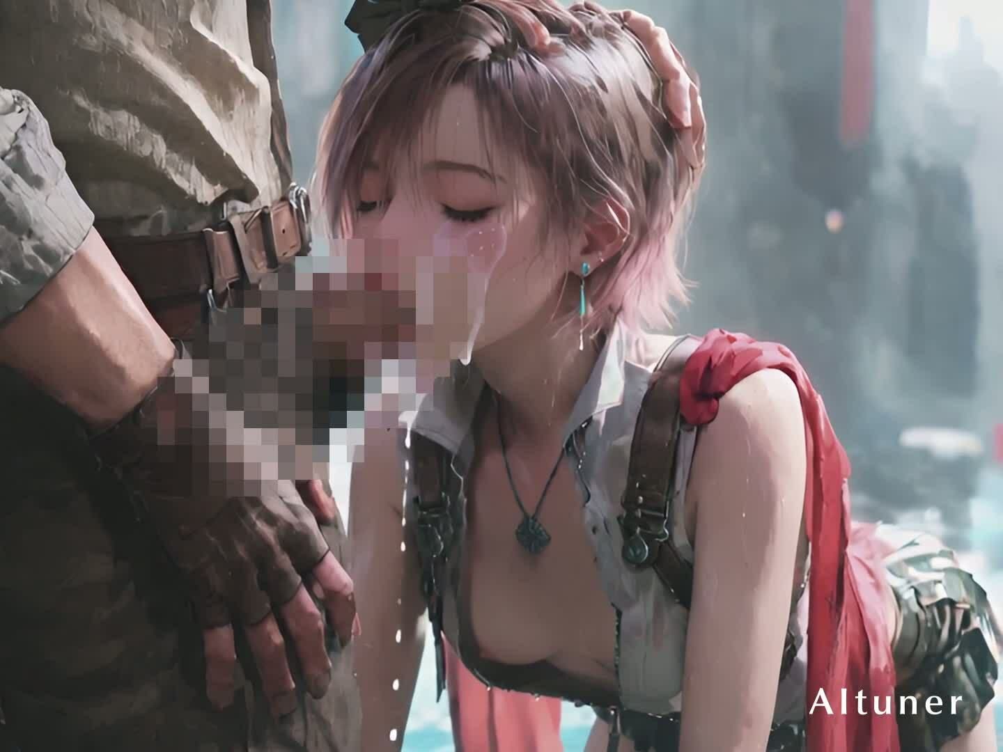 【20分HD】朽ちた遺跡のヒートハント──ピンク髪の元救世主が、今夜の獲物を選ぶ - サンプル画像 6