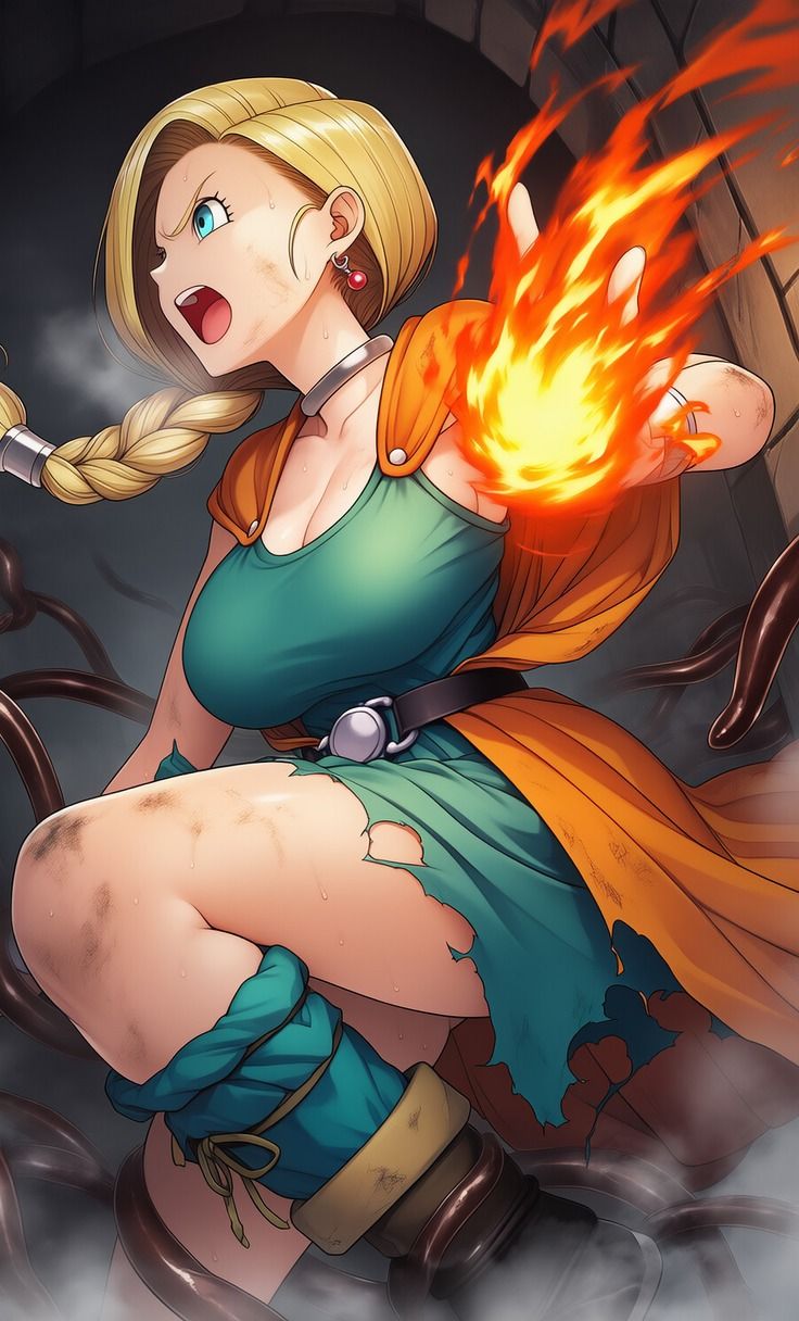 ビア●カ vs ぬるぬる触手 - サンプル画像 5