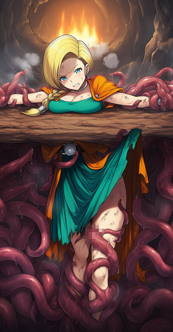 ビア●カ vs ぬるぬる触手 - サンプル画像 6