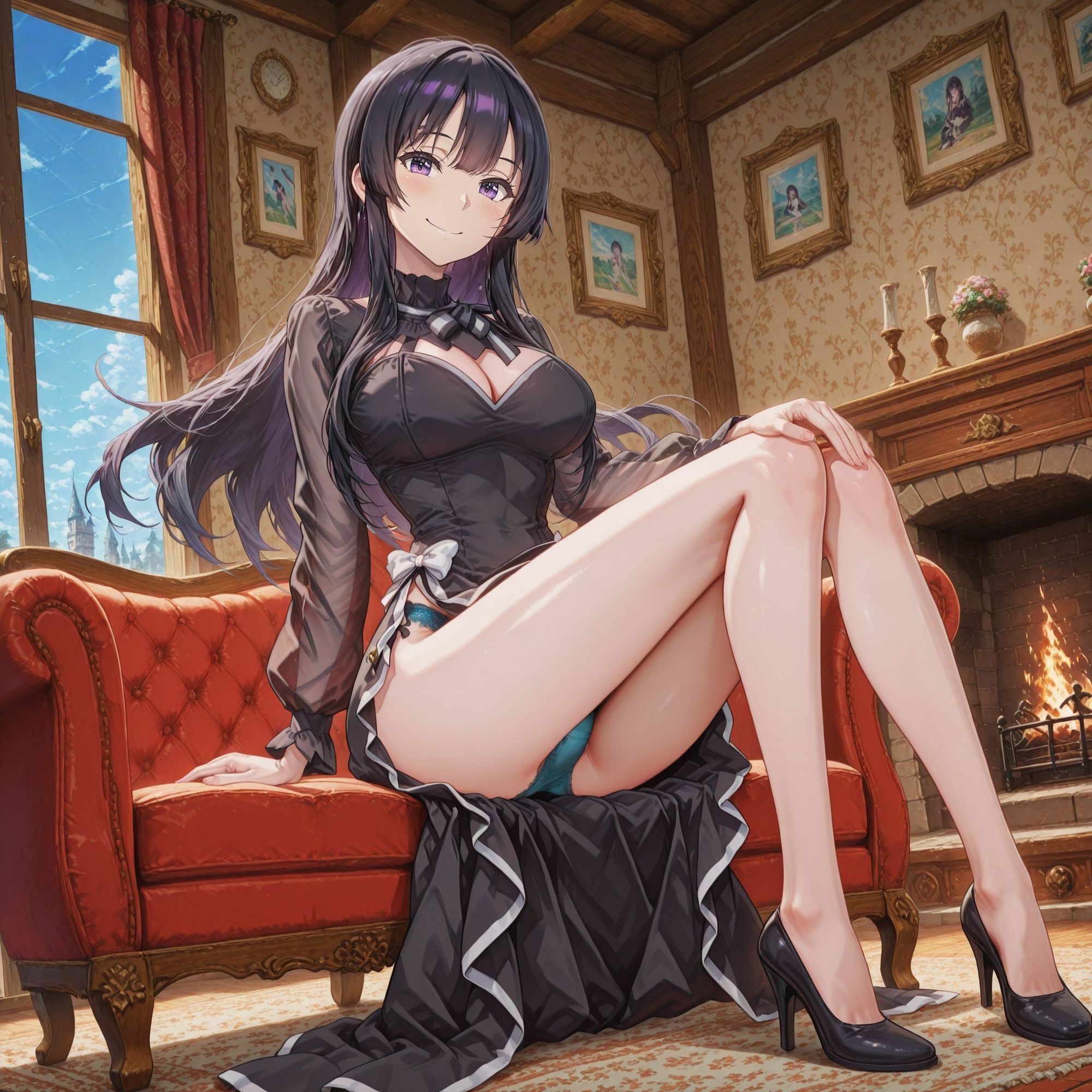 お色気担当のスパイ、テ〇アは快感耐性が低すぎてすーぐアヘアへしちゃうんだから_SEXオナニー編 - サンプル画像 1