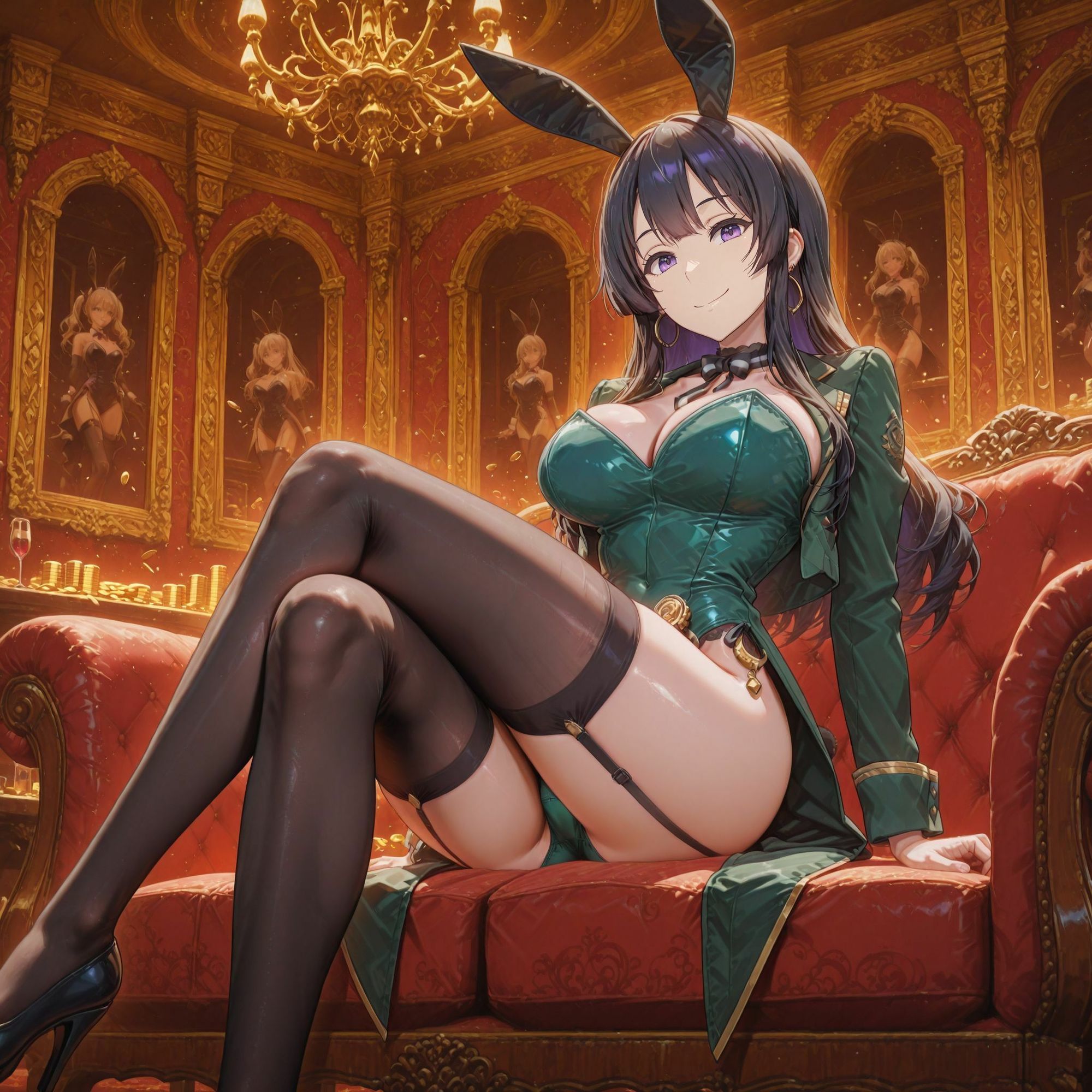 お色気担当のスパイ、テ〇アは快感耐性が低すぎてすーぐアヘアへしちゃうんだから_SEXオナニー編 - サンプル画像 5