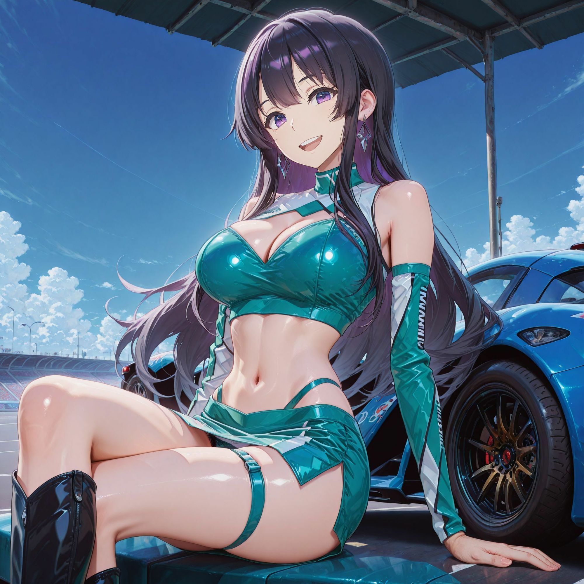 お色気担当のスパイ、テ〇アは快感耐性が低すぎてすーぐアヘアへしちゃうんだから_SEXオナニー編 - サンプル画像 9