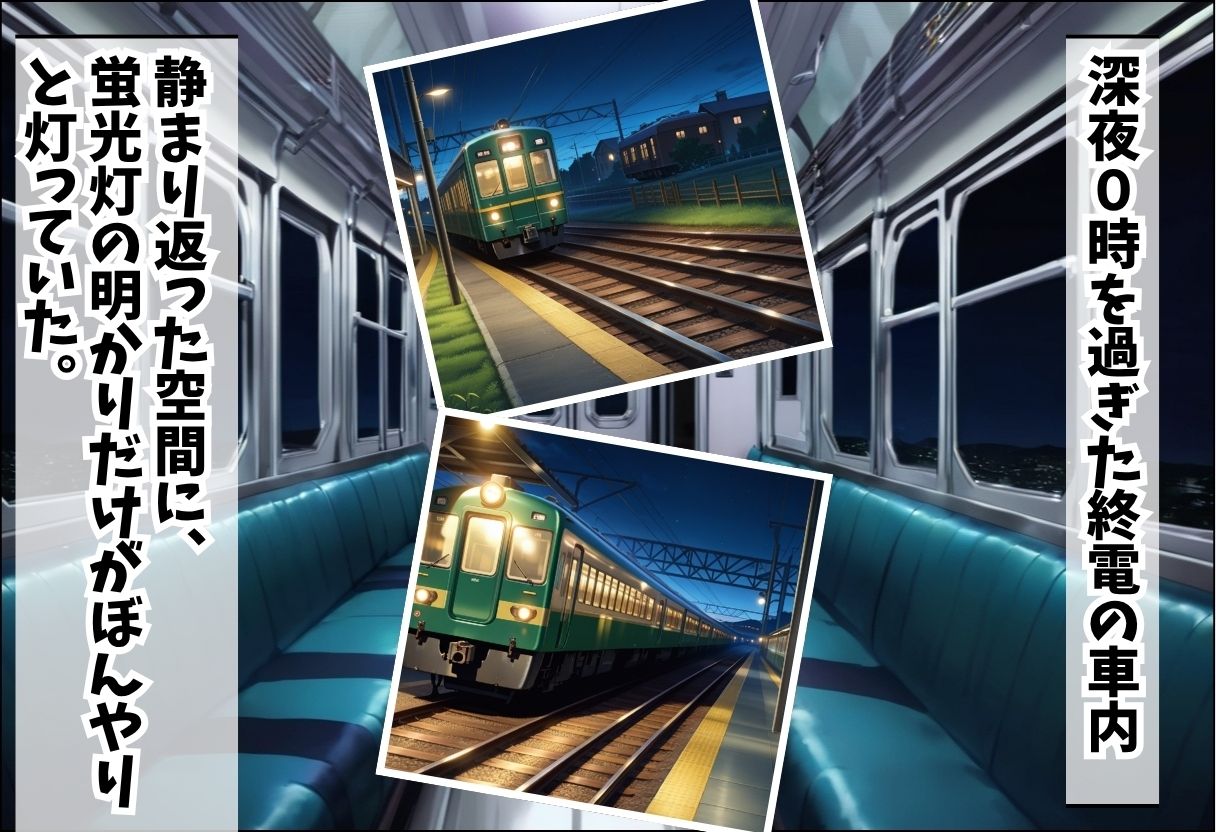 ムチムチ女子校生が終電車両でロープで縛られ調教される話〜金髪女子校生編〜 - サンプル画像 2