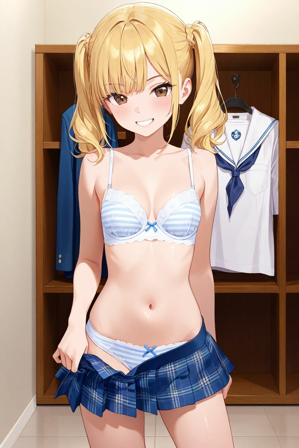 潜入女子更衣室  JK生着替え中 Vol.3 - サンプル画像 9