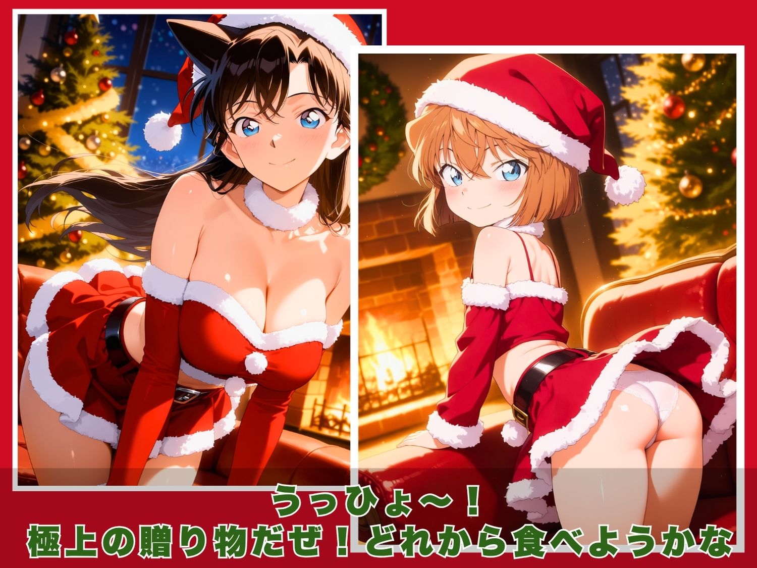 10人のエロサンタ〜名探偵コ●ン編〜 - サンプル画像 2