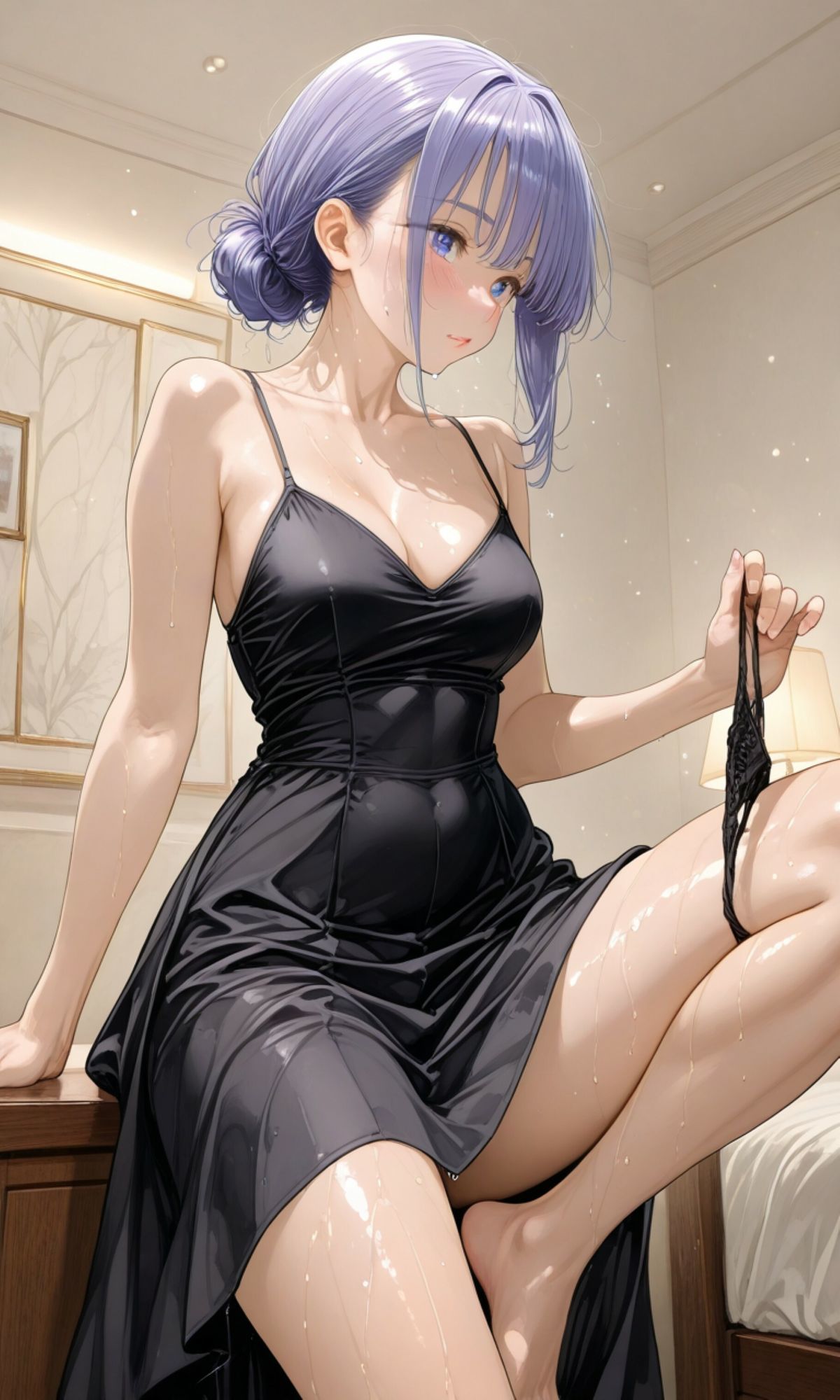 くすぶる紫静かに揺れる - サンプル画像 5