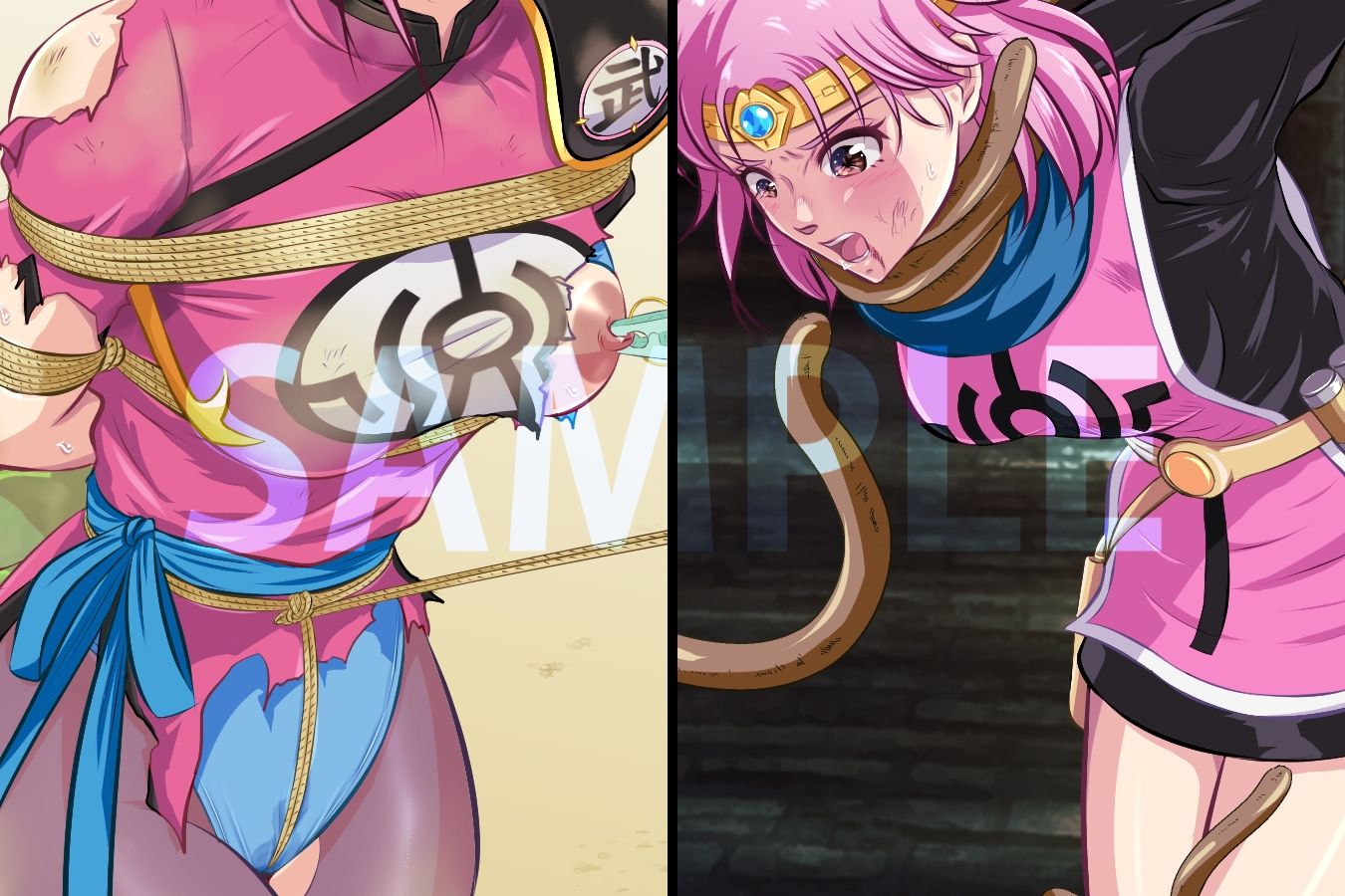 【まとめ】緊縛・拘束マ●ム - サンプル画像 4