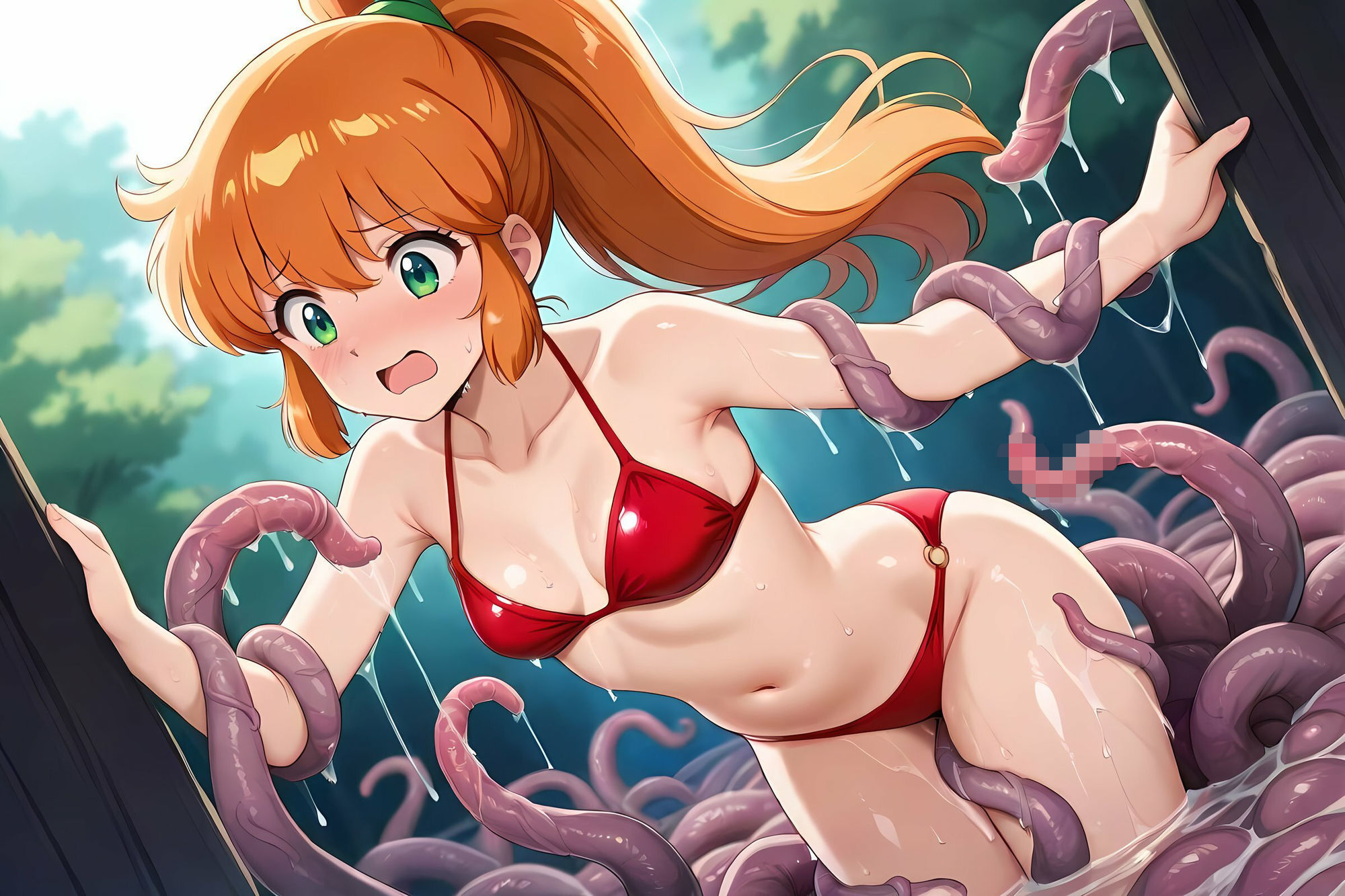 ヒロイン触手CG集9 - サンプル画像 1