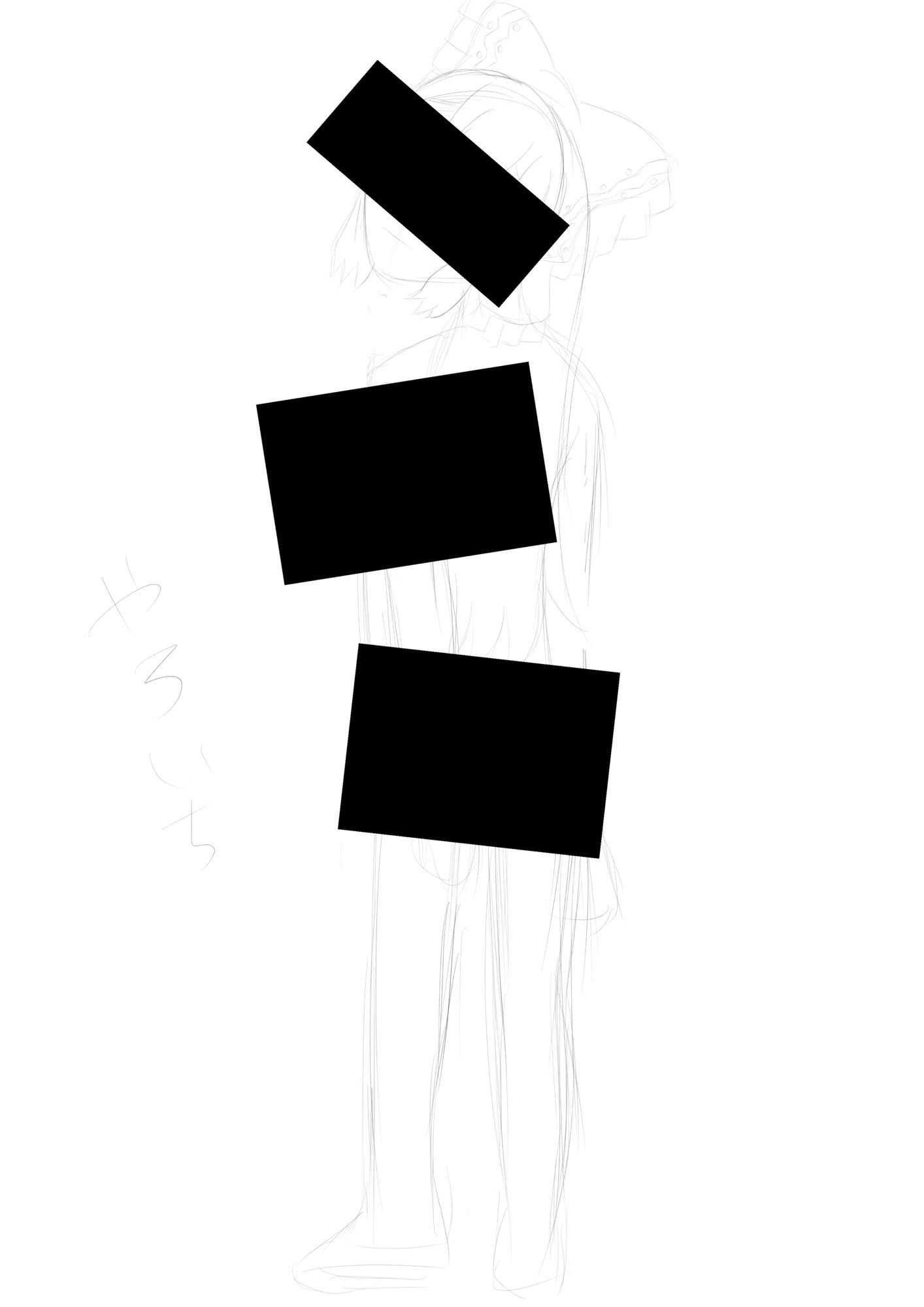 霊夢ちゃんのえっちなラフイラスト集vol.2 - サンプル画像 1