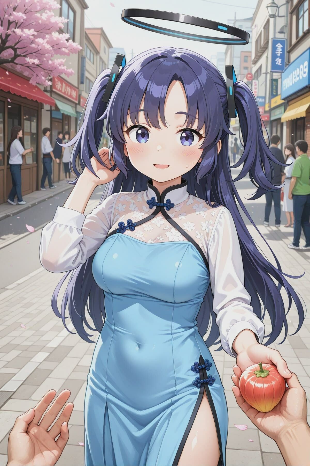 ユウカとチャイナ服でコスプレHするCG集 - サンプル画像 1