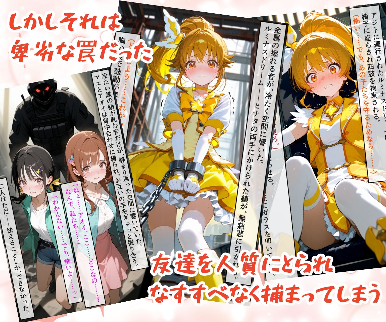 魔法少女ルミナスドリーム 完全敗北 -戦友ノ罠ニ堕チル- - サンプル画像 4