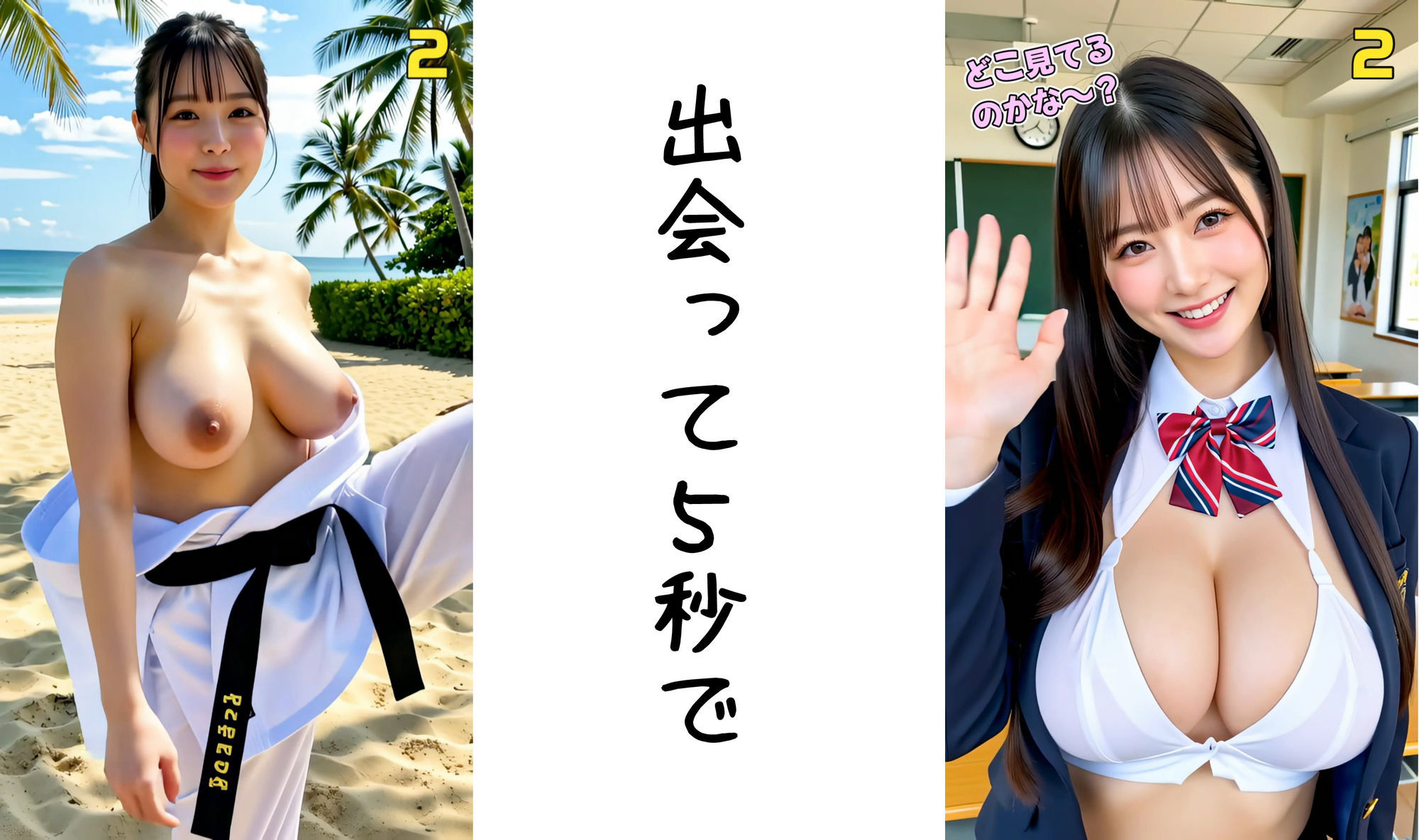 出会って5秒でAI合体 114連発【動画】 即ハメ中出し顔射 - サンプル画像 5