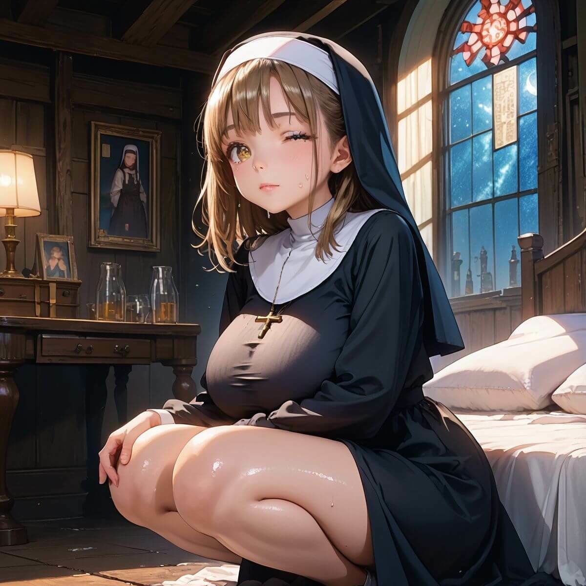禁欲中の修道女たちの性生活 第6弾 - サンプル画像 6