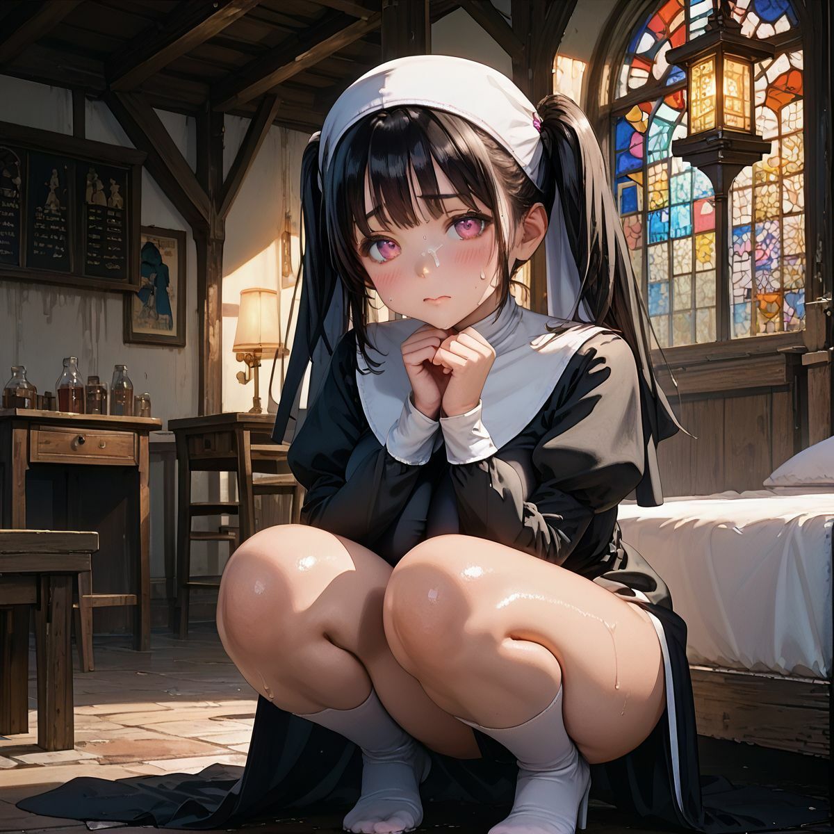 禁欲中の修道女たちの性生活 第6弾 - サンプル画像 9