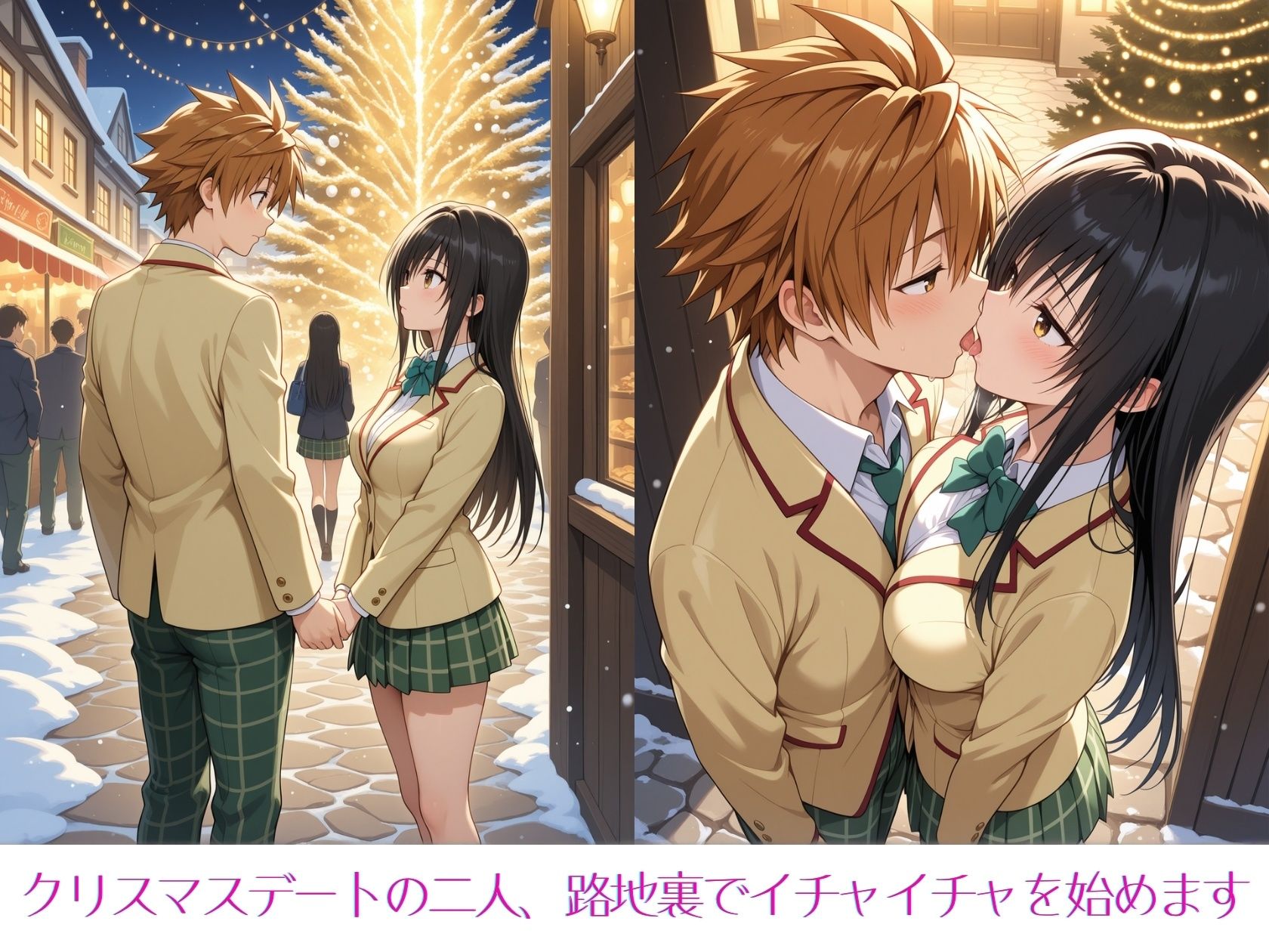 風紀委員とのクリスマス - サンプル画像 1