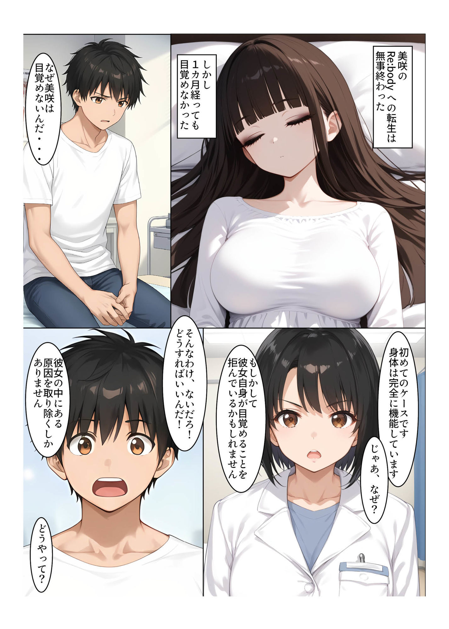 転生美女計画 RE:body 彼女の中で取り残された俺は目覚めると彼女になっていた - サンプル画像 1