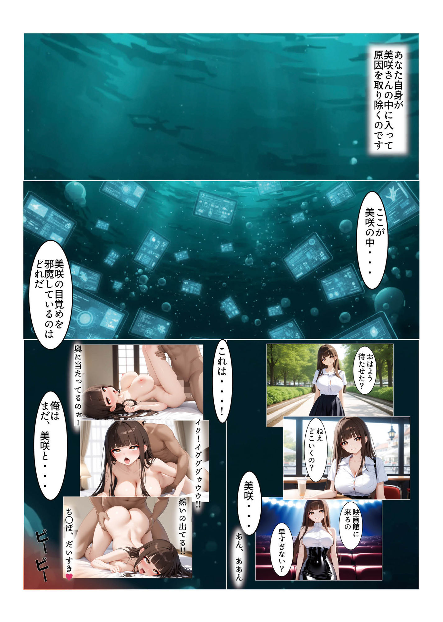 転生美女計画 RE:body 彼女の中で取り残された俺は目覚めると彼女になっていた - サンプル画像 2