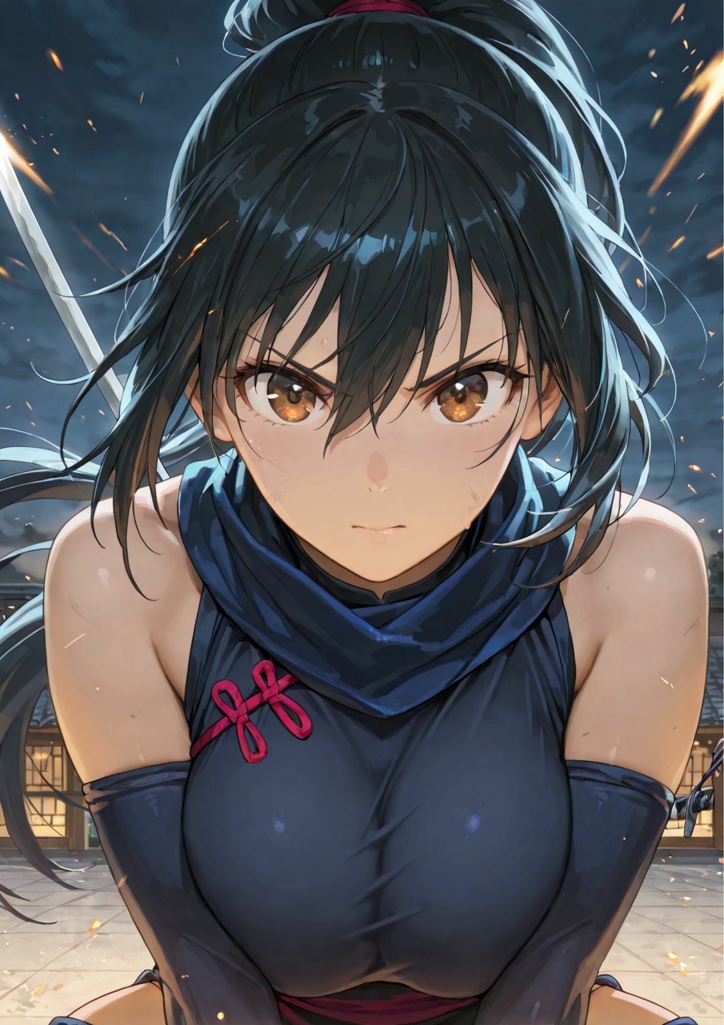 忍び堕ちカエデ5  三角木馬拷問 - サンプル画像 2