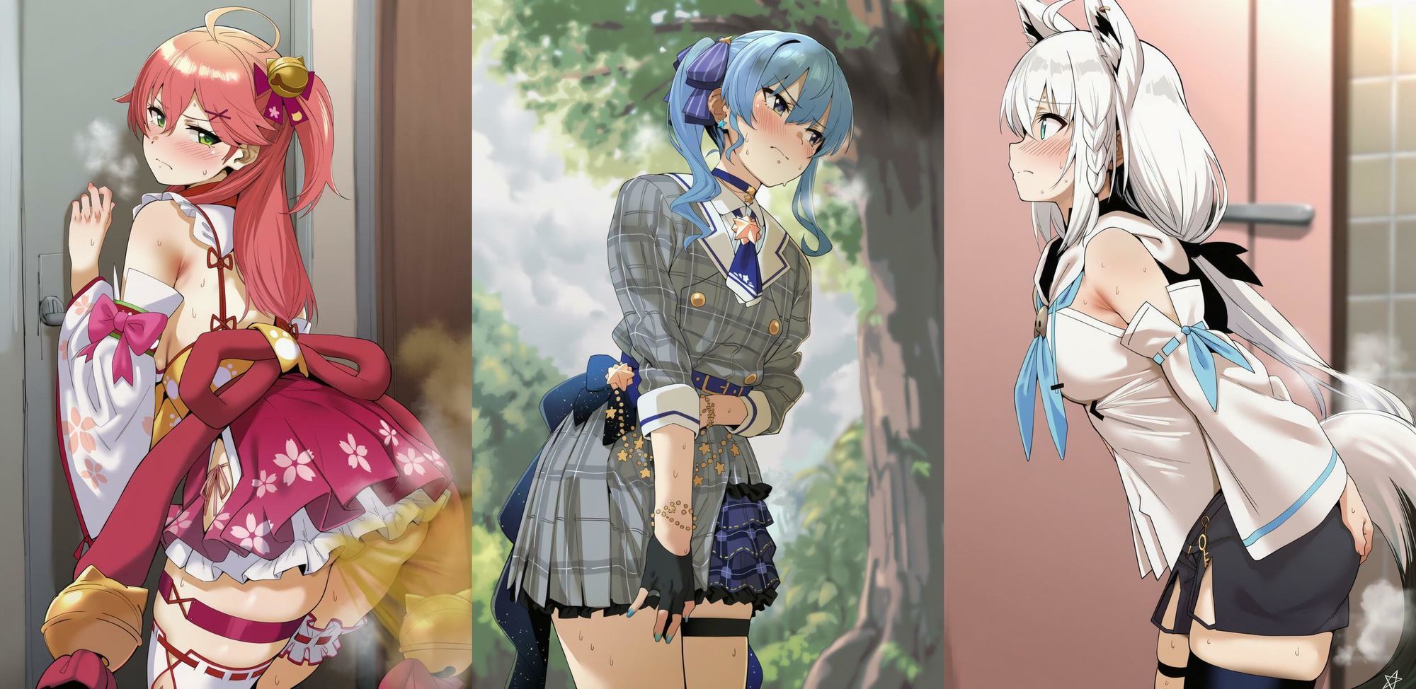 ホ○ライブ 脱糞スカトロCG集 （星○すいせい・さ○らみこ・白○フブキ）編 - サンプル画像 4