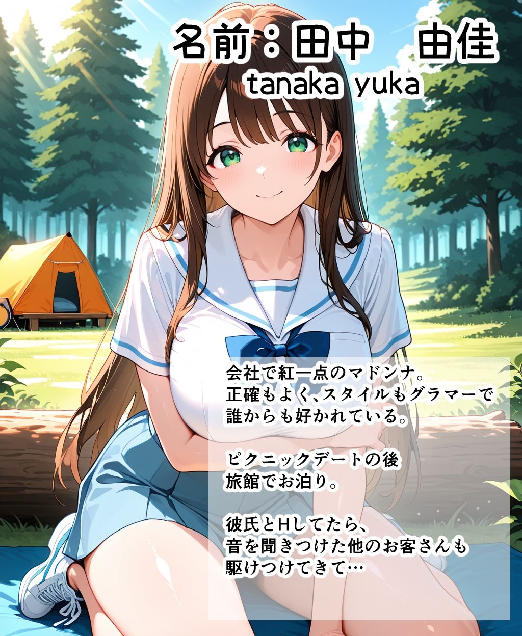 美人OLが旅館でお泊りしてたら夜●いされて大乱交Hした話 - サンプル画像 1