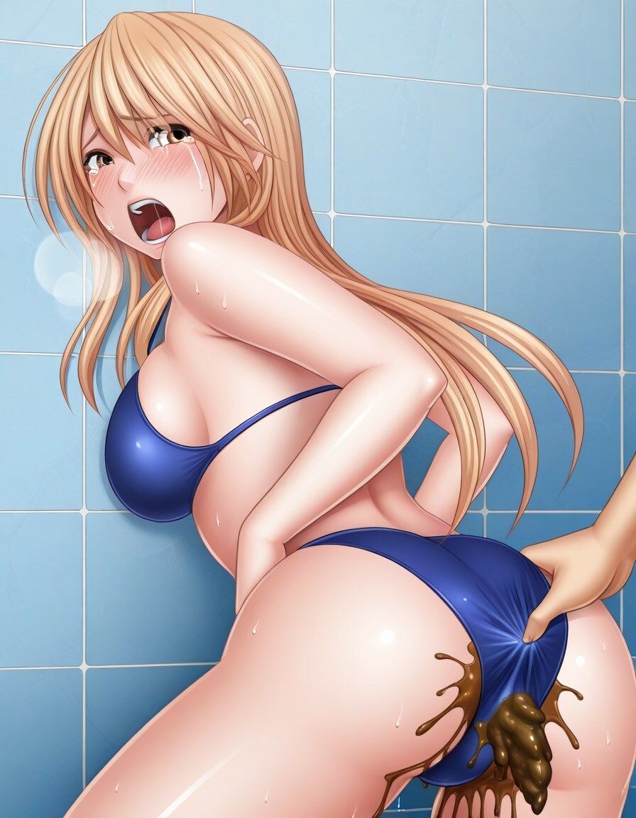 川澄カグヤが複数の男達に押さえられて〇〇＋浣腸、排泄させられる - サンプル画像 6