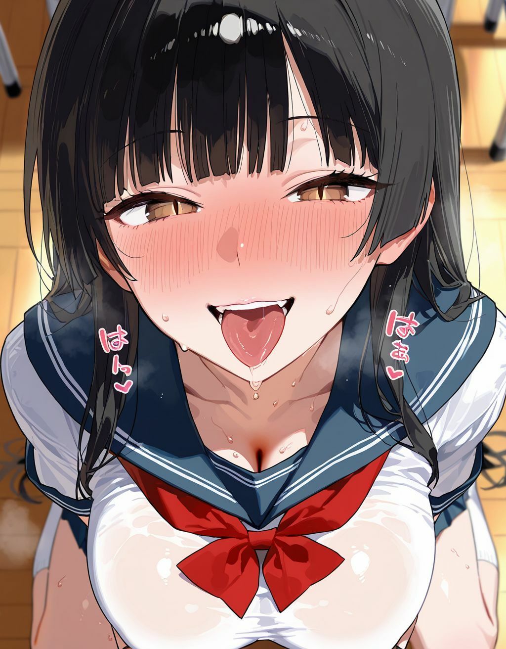 爆乳女子〇生  即メス堕ち 教師により大量メス化 - サンプル画像 5